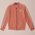 Γυναικεία αθλητική φόρμα γραφικών Adidas Top Jacket UK 8 Small Pink Polyester