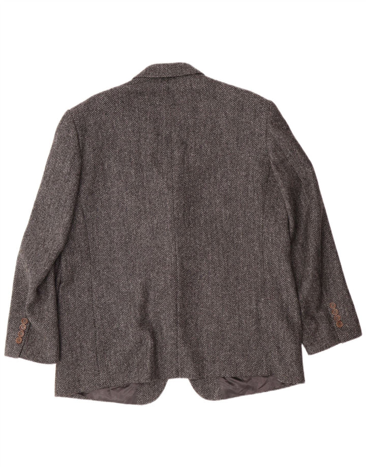 PRANDINA Ανδρικό σακάκι με 3 κουμπιά σακάκι IT 51 μεγάλο γκρι ψαροκόκαλο