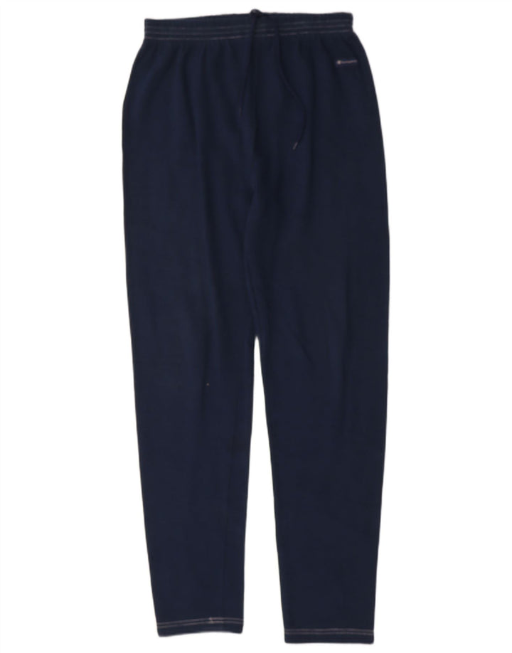 CHAMPION Mens Tracksuit Trousers Large  Navy Blue Cotton