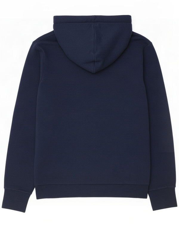 Superdry Womens Graphic Hoodie Jumper UK 10 Small Navy Blue Polyester