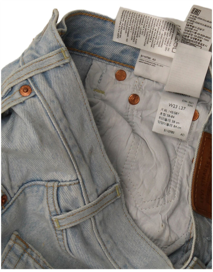 Γυναικείο τζιν Levi's Ribcage Straight W23 L27 Μπλε βαμβακερό