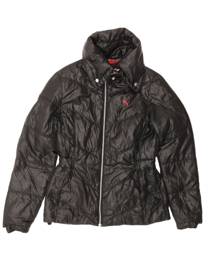 Γυναικείο μπουφάν PUMA με επένδυση UK 12 Μεσαίο Μαύρο