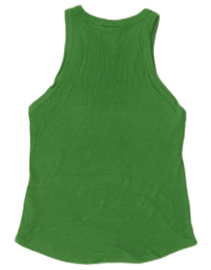Massimo Dutti Γυναικείο Γιλέκο Τοπ UK 12 Medium Green Lyocell