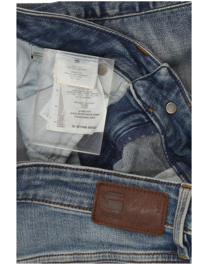 G-STAR Γυναικείο Boyfriend Τζιν Σορτς W27 Μικρό Μπλε Βαμβακερό