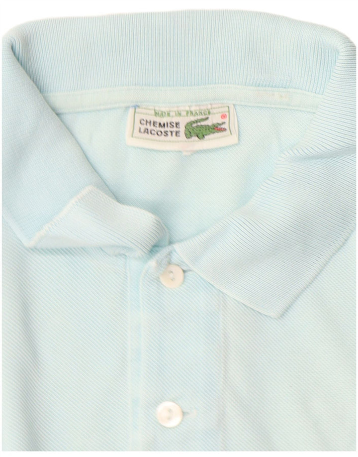 Ανδρικό μπλουζάκι πόλο Lacoste, μέγεθος 5, μεγάλο μπλε βαμβακερό