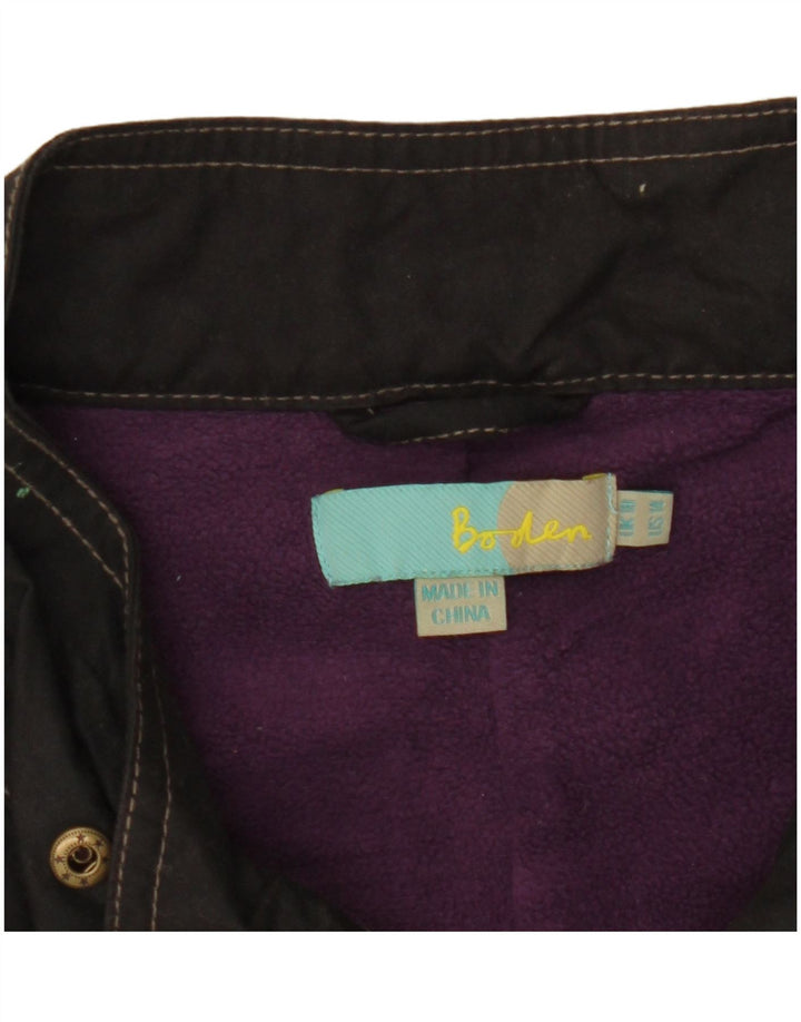 Boden Γυναικείο Utility Oversized Πανωφόρι UK 10 Small Black