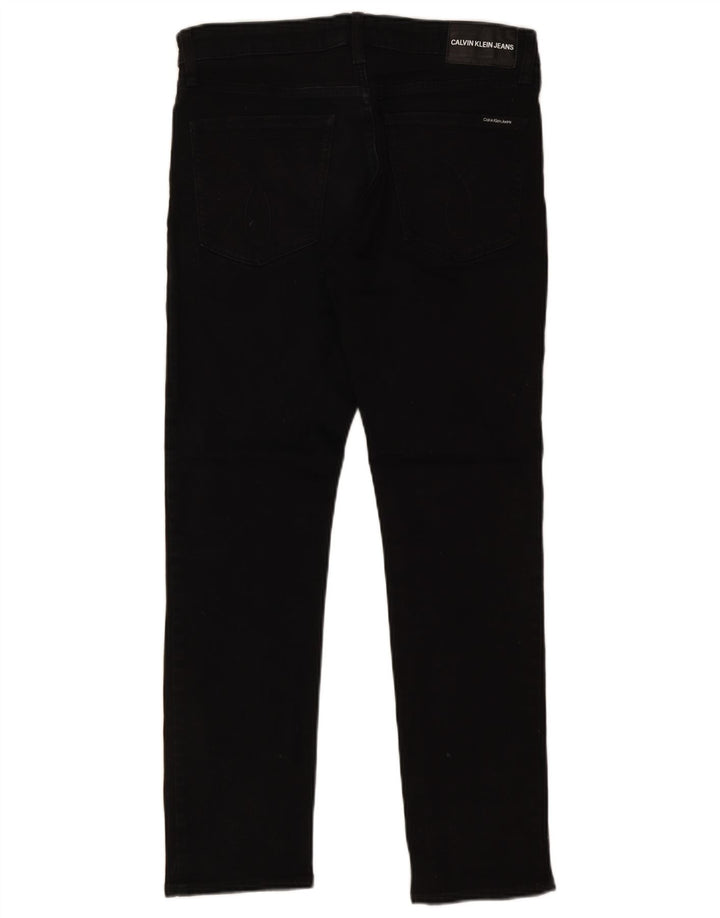 Calvin Klein Ανδρικό Slim Jeans W31 L30 Μαύρο βαμβακερό