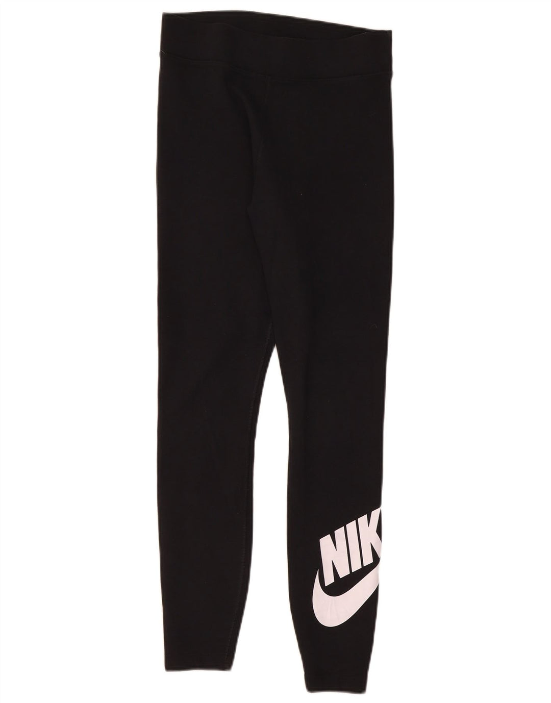 Γυναικεία γραφικά κολάν Nike UK 12 μεσαίο μαύρο βαμβακερό