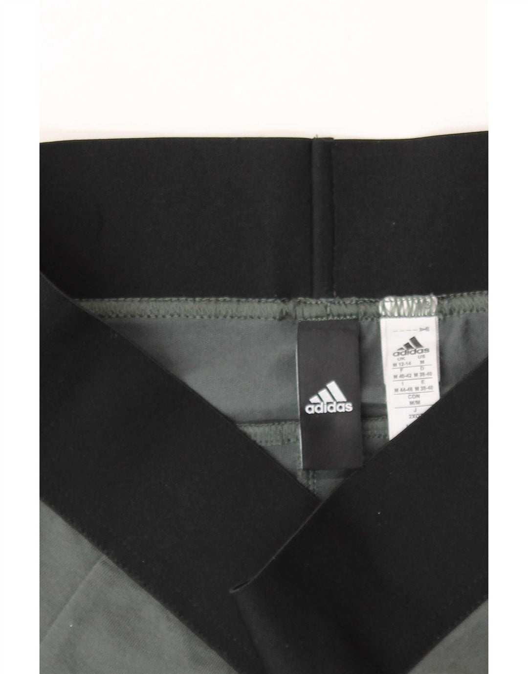 Γυναικείο κολάν Adidas UK 12/14 Βαμβακερό μεσαίο γκρι χρώμα