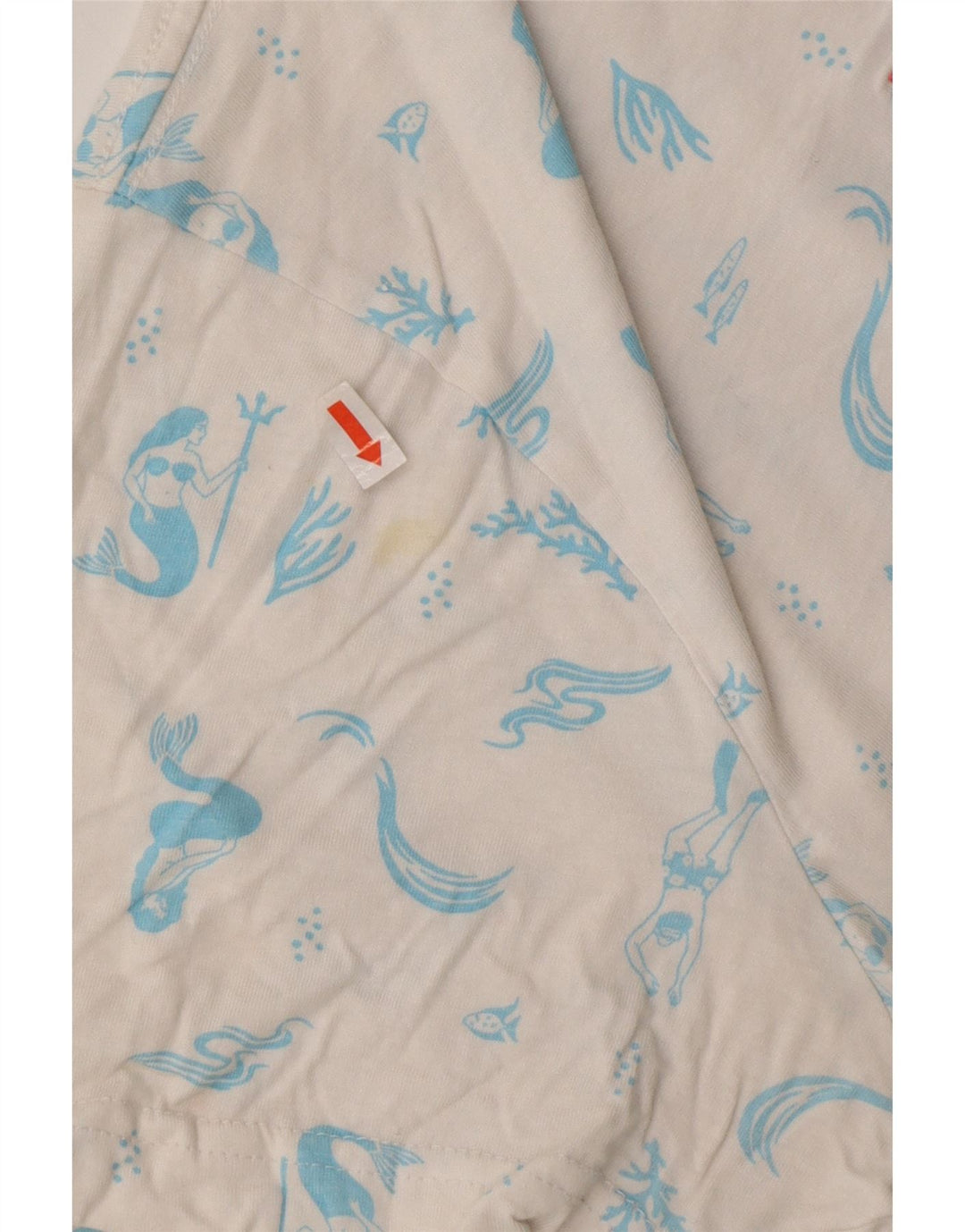 Ανδρικό γραφικό μπλουζάκι HURLEY Τοπ μεσαίο λευκό βαμβακερό