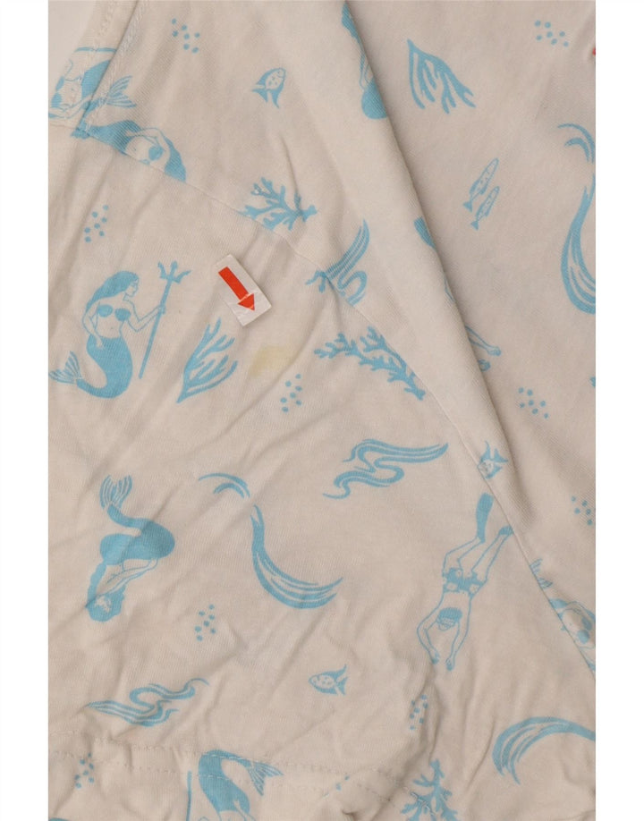 Ανδρικό γραφικό μπλουζάκι HURLEY Τοπ μεσαίο λευκό βαμβακερό