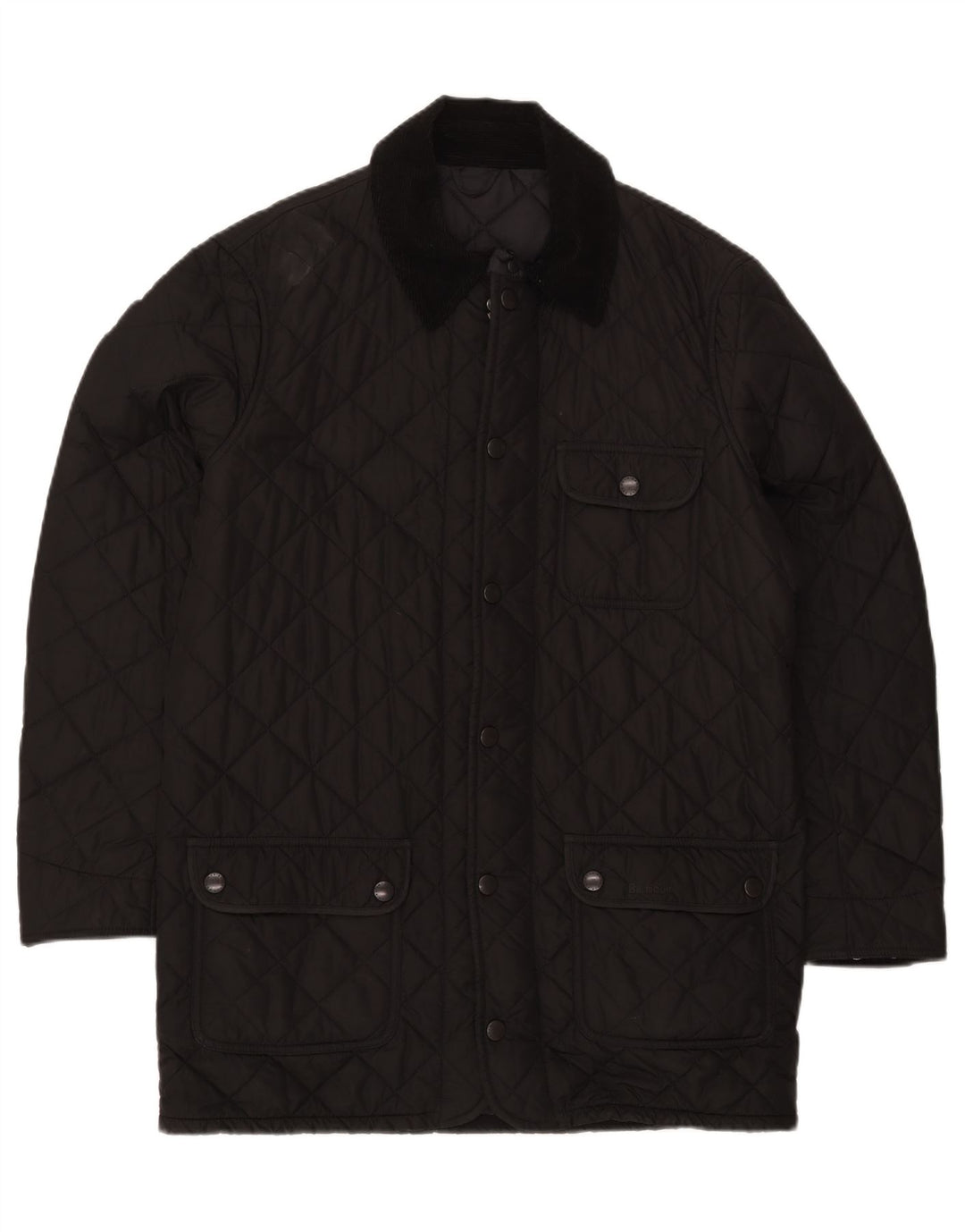 Ανδρικό καπιτονέ πανωφόρι Barbour UK 40 Large Black Polyester