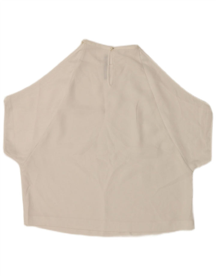 Zara Γυναικεία Μπλούζα Off Shoulder Top UK 14 Medium White