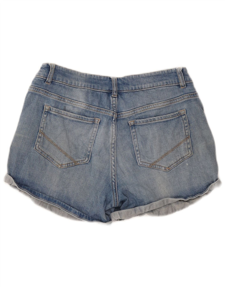 Γυναικείο τζιν σορτς OASIS UK 12 Medium W32 Μπλε βαμβακερό
