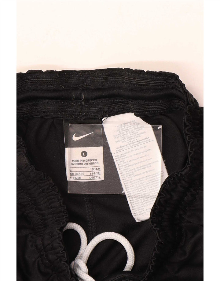 Ανδρικό αθλητικό σορτς Nike Dri Fit, μεγάλο μαύρο πολυεστέρα