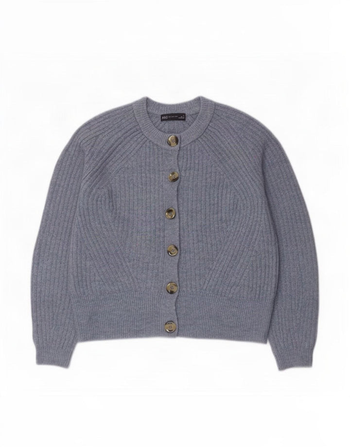 Marks & Spencer Γυναικεία Ζακέτα πουλόβερ UK 14 Medium Blue Acrylic