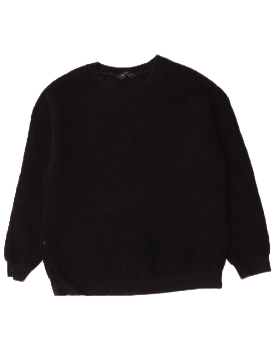 Marks & Spencer Γυναικεία φούτερ μεγάλου μεγέθους Jumper UK 10 Small Navy Blue