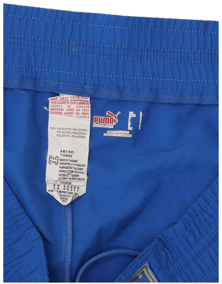 Puma Mens Italia Graphic αθλητικό σορτς μεγάλο μπλε πολυεστέρα