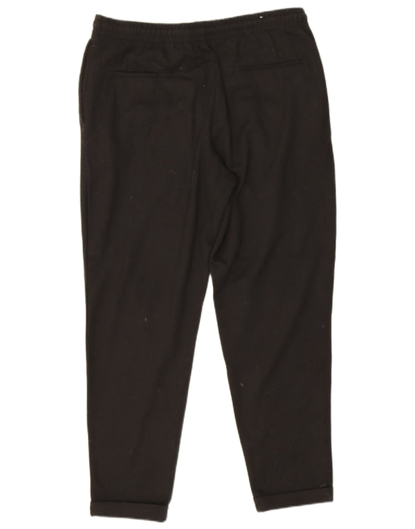 Zara Ανδρικό κωνικό παντελόνι Chino Large W32 L28 Μαύρο Πολυεστέρα