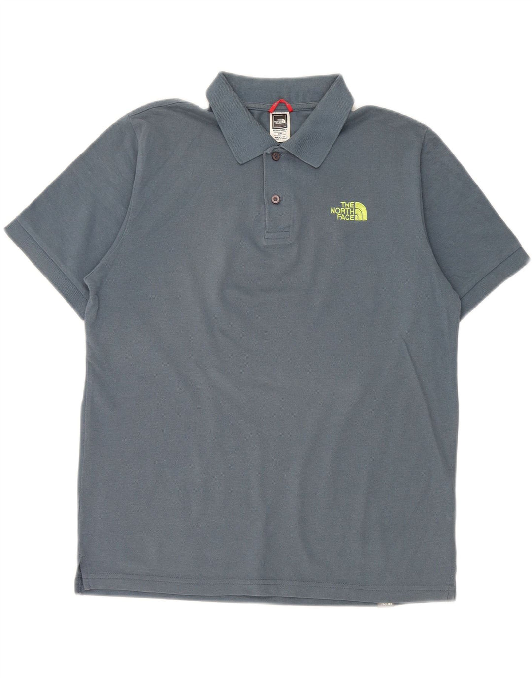 Ανδρικό πουκάμισο πόλο North Face, μεσαίο μπλε βαμβακερό