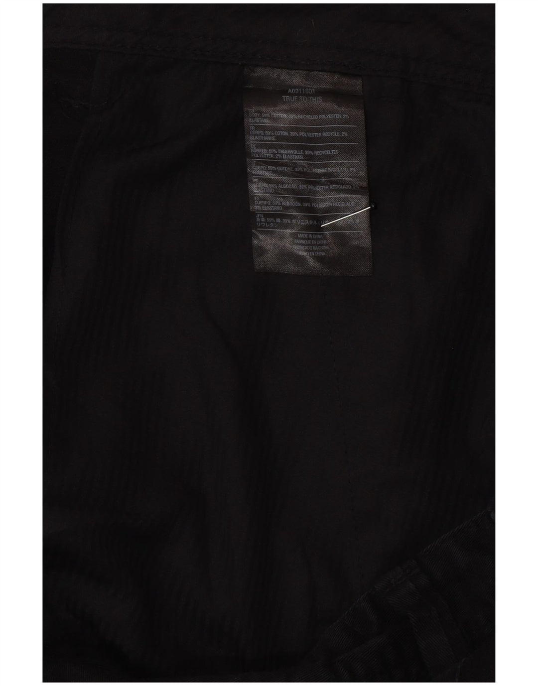 Ανδρικό σορτς Chino Volcom W40 XL μαύρο βαμβακερό