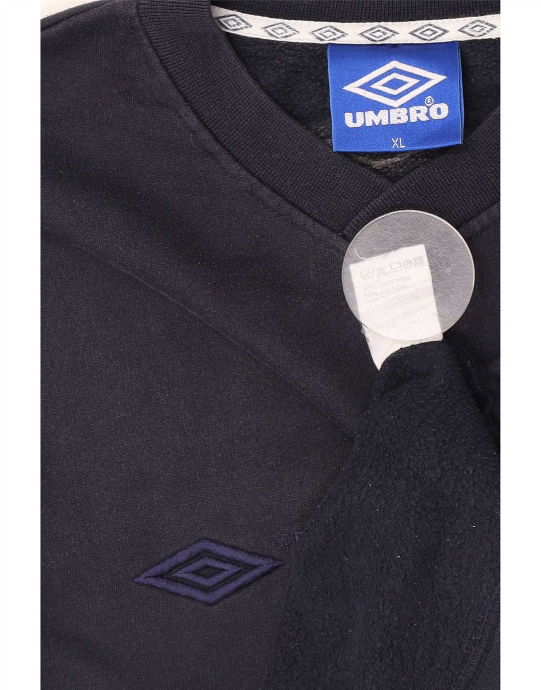 Ανδρικό γραφικό φούτερ Umbro Jumper XL Navy Blue Cotton