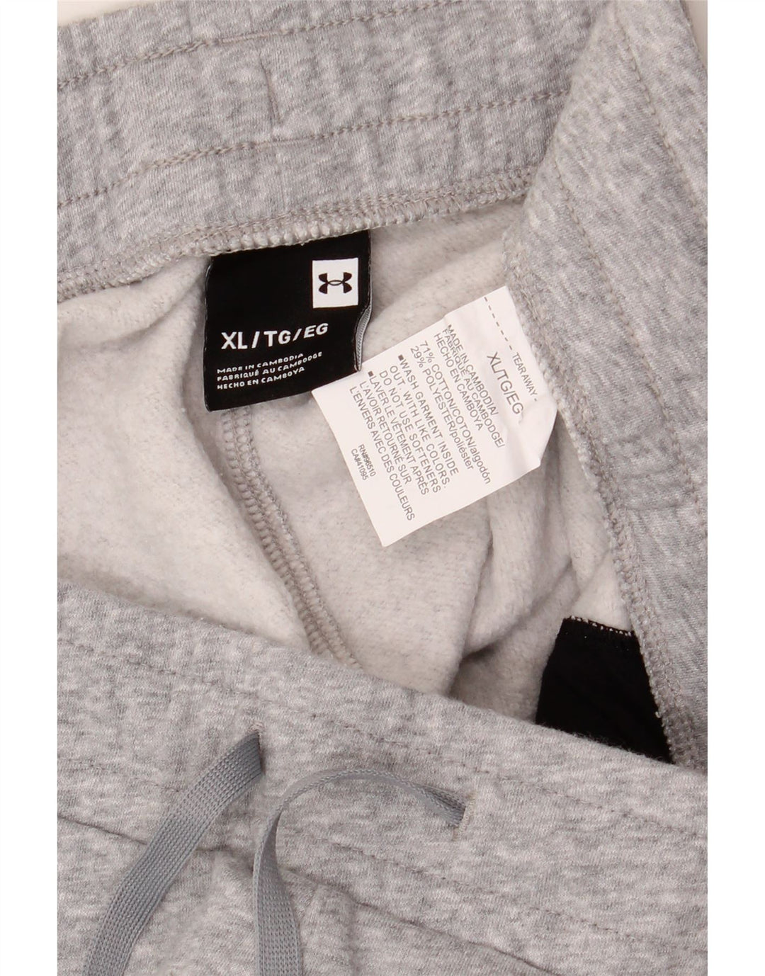 Ανδρική αθλητική φόρμα UNDER Armour Παντελόνι Joggers XL Γκρι βαμβακερό