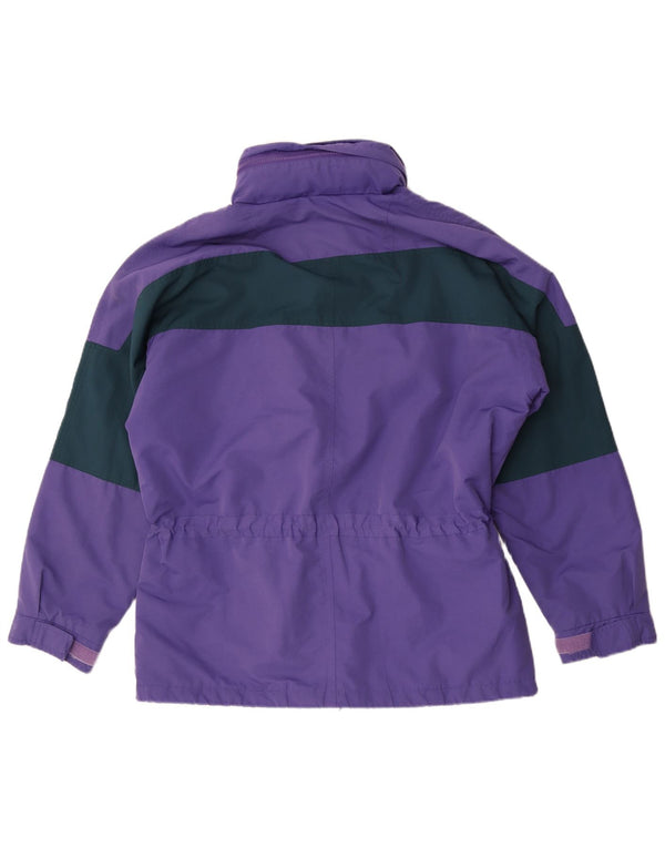 Vaude Ανδρικό μπουφάν σκι με κουκούλα UK 38 Medium Purple Colourblock