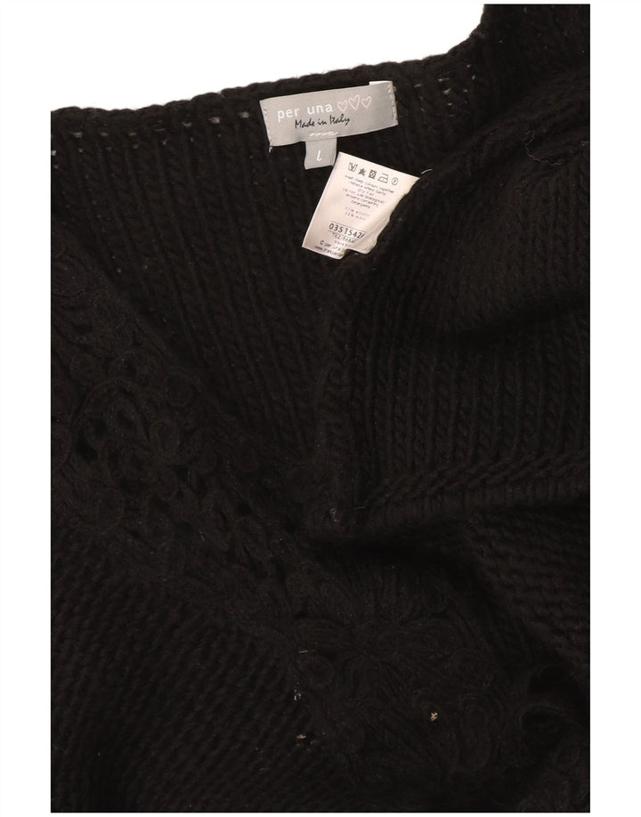 Γυναικείο πουλόβερ Marks & Spencer Per Una Cardigan UK 16 Large Black