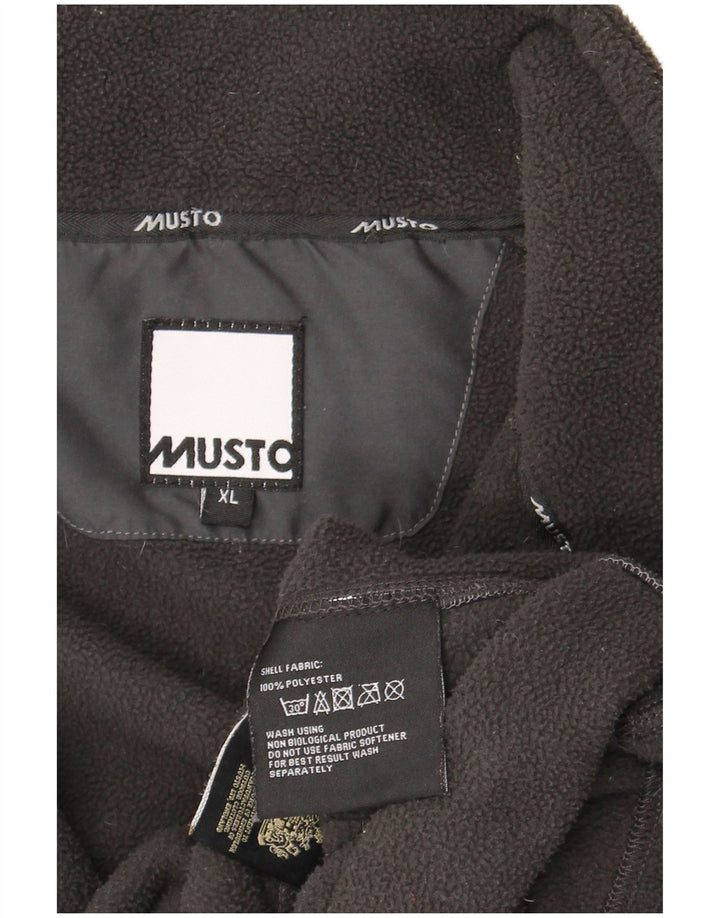 Musto Ανδρικό Fleece Jacket UK 42 XL Γκρι Πολυεστέρας