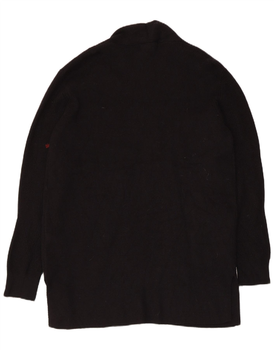 Marks & Spencer Γυναικείο Longline ανοιχτό πουλόβερ ζακέτα UK 14 Medium Black