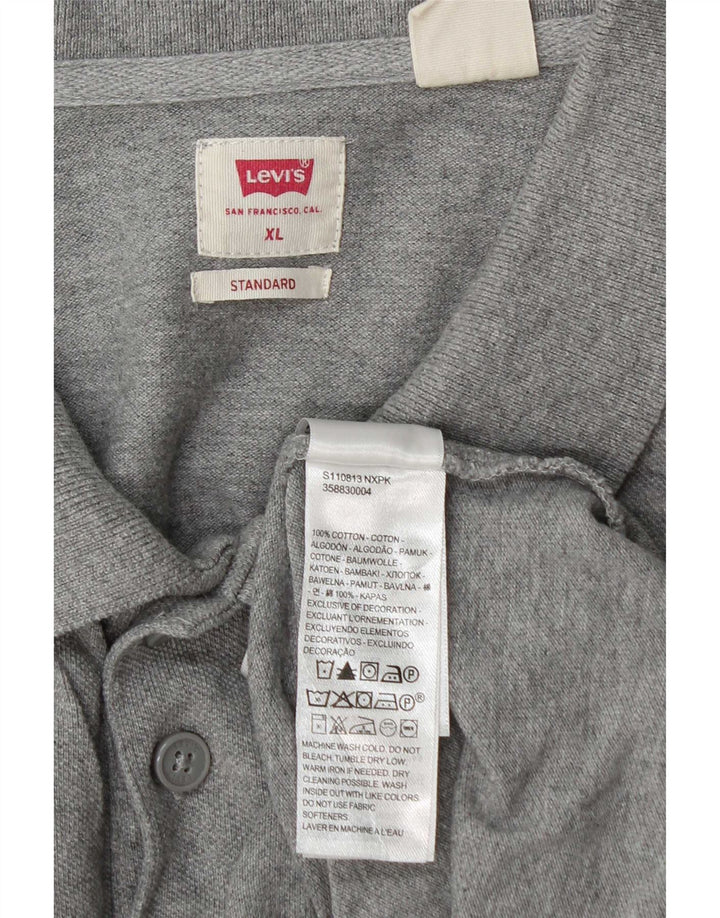 Ανδρικό πουκάμισο Levi's Standard Polo XL Γκρι βαμβακερό