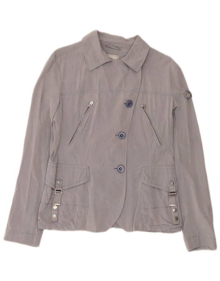 PEUTEREY Γυναικείο Utility Jacket IT 48 XL Grey Cupro