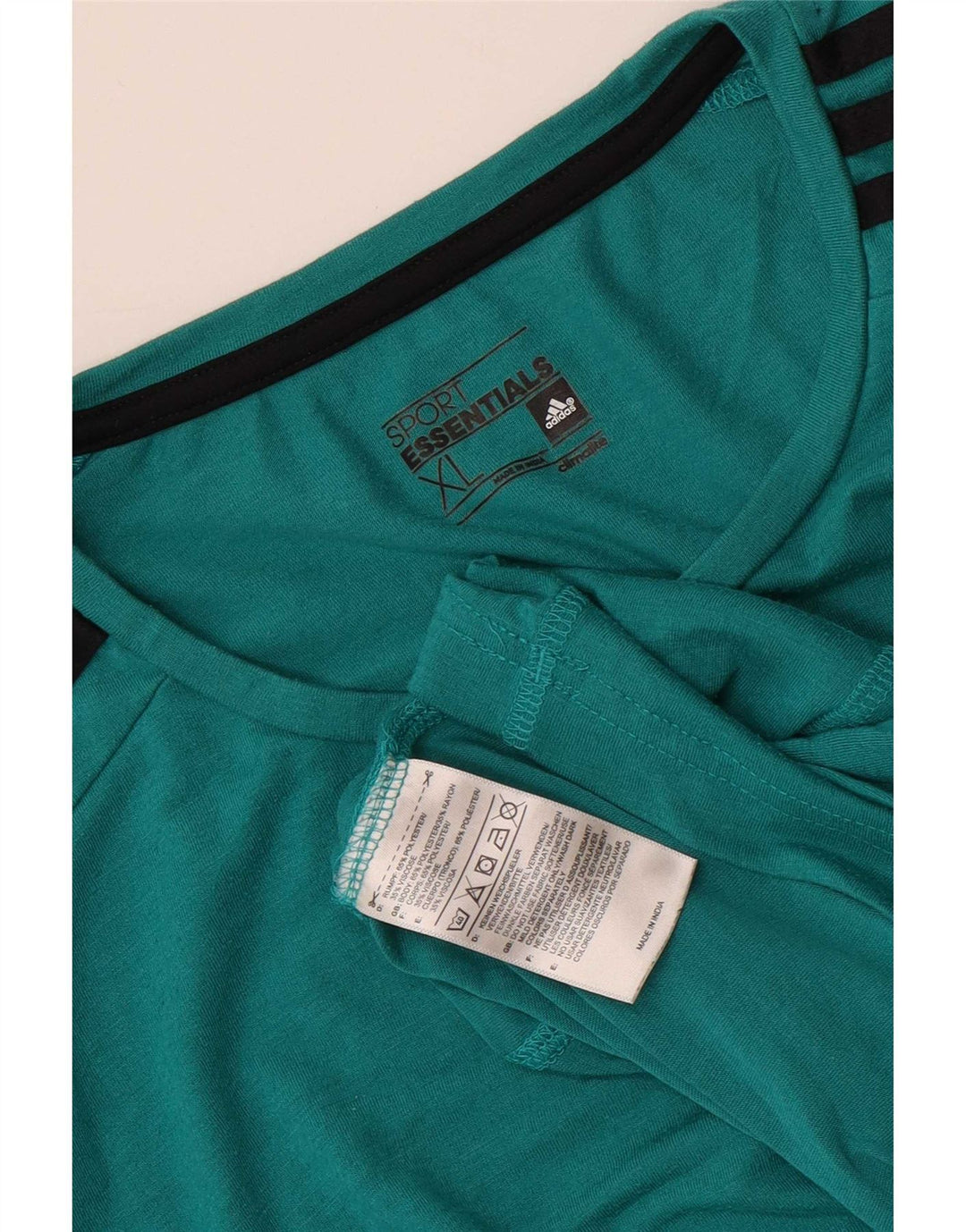Adidas Ανδρικό T-Shirt Climalite Top XL Blue Polyester