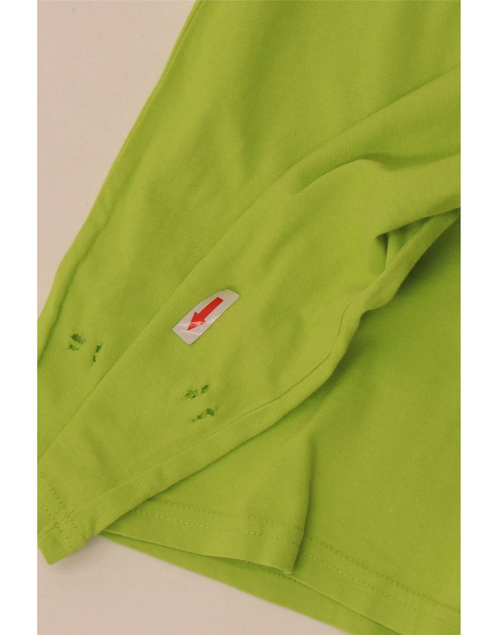 Ellesse Ανδρικό T-Shirt Top Μικρό πράσινο βαμβακερό