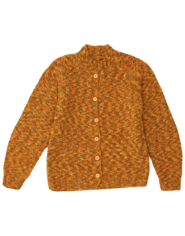 Vintage γυναικείο πουλόβερ UK 12 Medium Yellow Flecked
