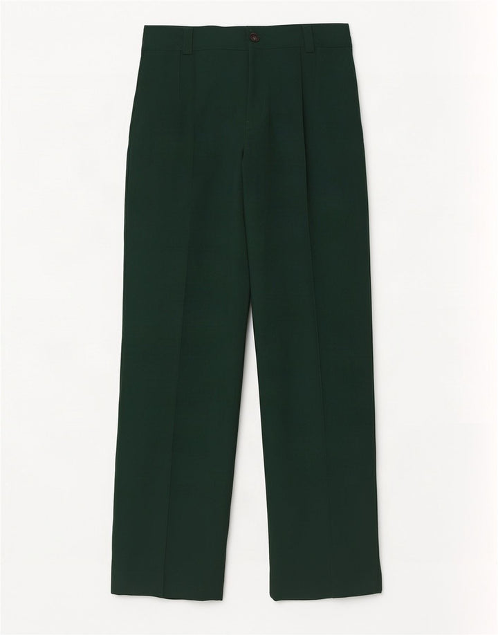Zara Γυναικείο ίσιο casual παντελόνι Medium W28 L32 Πράσινο Πολυεστέρας