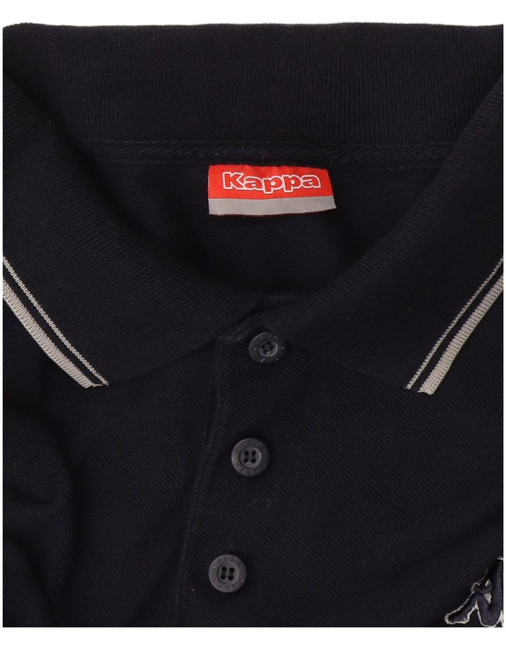 Ανδρικό ψηλό μπλουζάκι πόλο Kappa XL Navy Blue