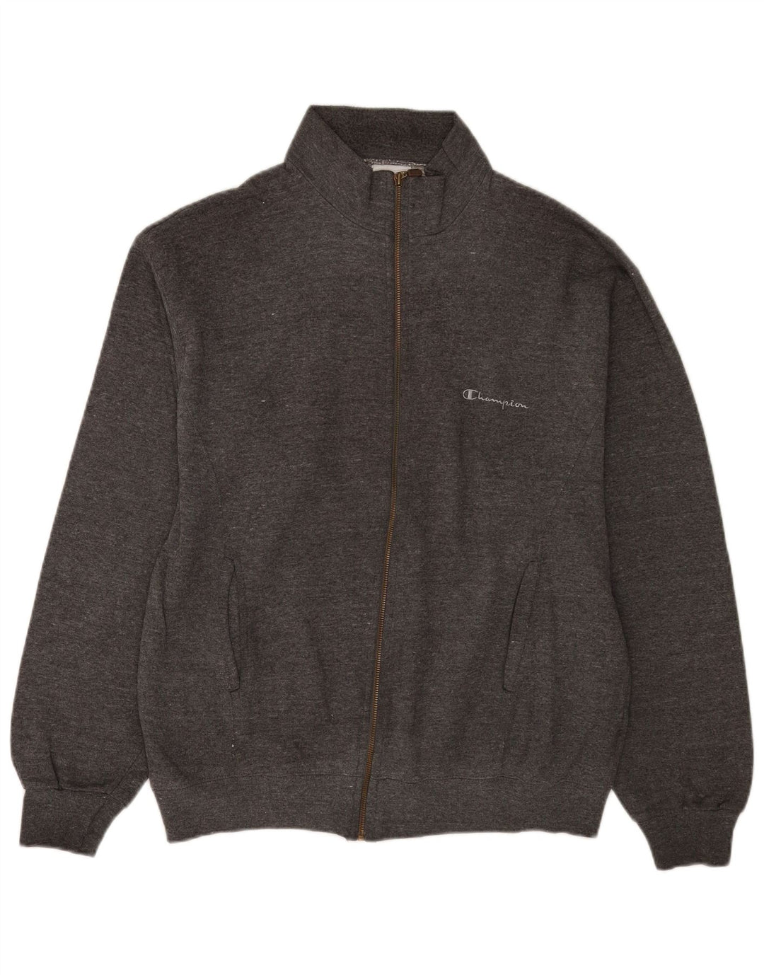 Ανδρική αθλητική φόρμα Champion Top Jacket Μεγάλο Γκρι βαμβακερό
