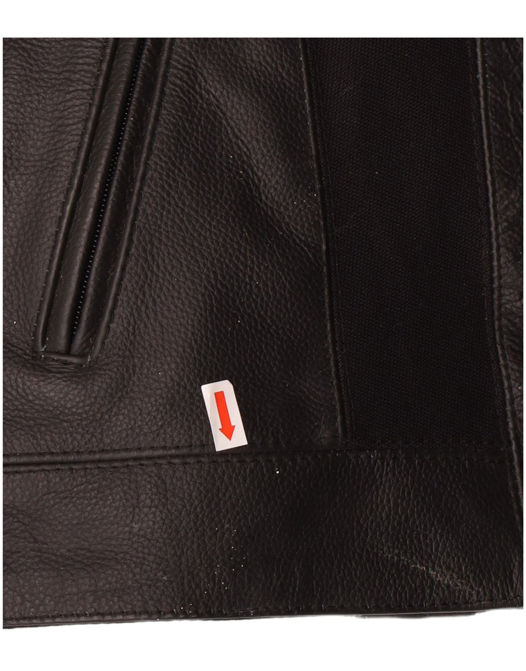 LEWIS Γυναικείο Δερμάτινο Μπουφάν Biker UK 18 XL Μαύρο Δερμάτινο