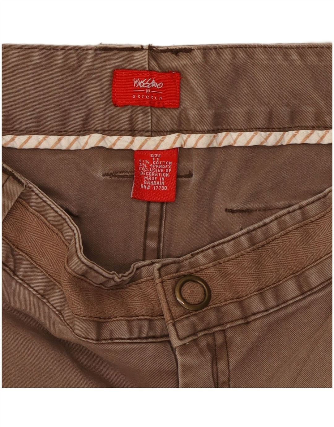 MOSSIMO Γυναικείο Bootcut Casual Παντελόνι US 11 Large W32 L31 Καφέ βαμβακερό