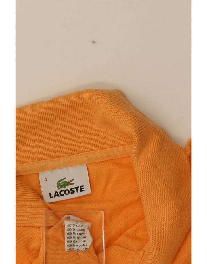 Ανδρικό πουκάμισο Polo Lacoste, Μέγεθος 4, Βαμβακερό μεσαίο πορτοκαλί
