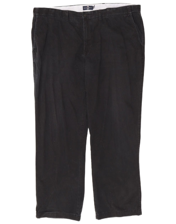 Marks & Spencer Mens Blue Harbour Straight Chino Παντελόνι W48 L33 Navy