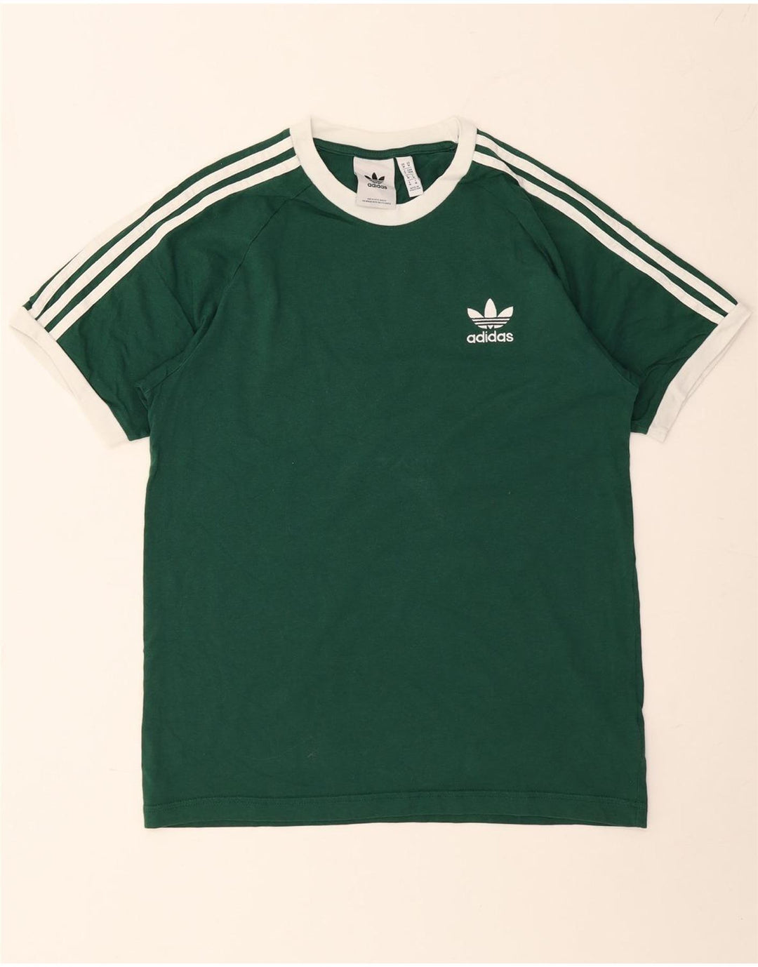 Ανδρικό T-Shirt ADIDAS Top Μεσαίο πράσινο βαμβακερό