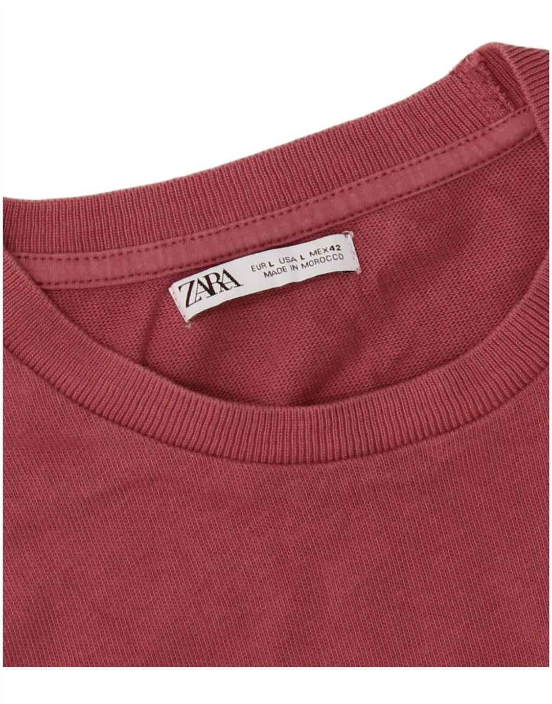 Ανδρικό T-Shirt Zara Top Large Pink