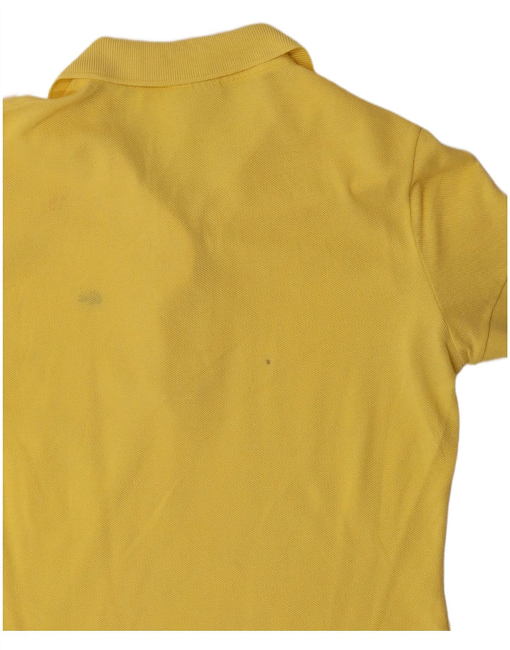 Γυναικείο πουκάμισο Polo Lacoste Μέγεθος 38 Μεσαίο κίτρινο βαμβακερό