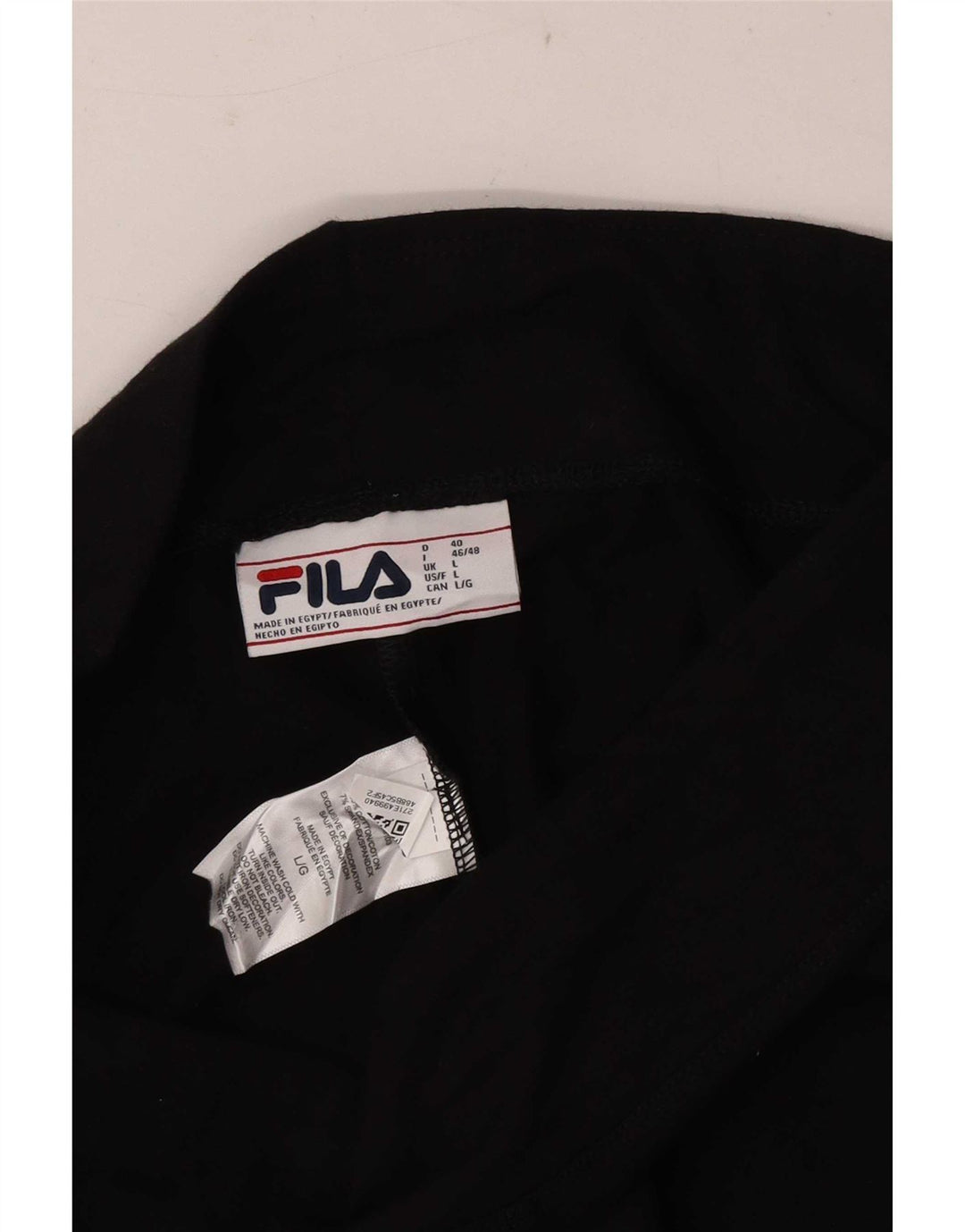 Fila Γυναικείο Γραφικό Crop κολάν μεγάλο μαύρο βαμβακερό