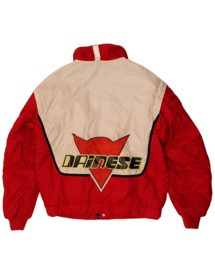Dainese Ανδρικό γραφικό μπουφάν δρομέα EU 52 Μεγάλο κόκκινο χρώμα πολυαμίδιο