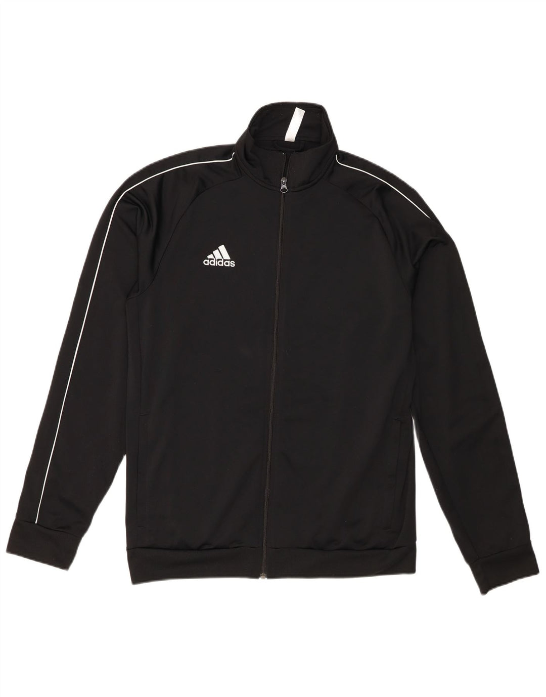 Ανδρική αθλητική φόρμα Adidas Top μπουφάν μεγάλο μαύρο πολυεστέρα