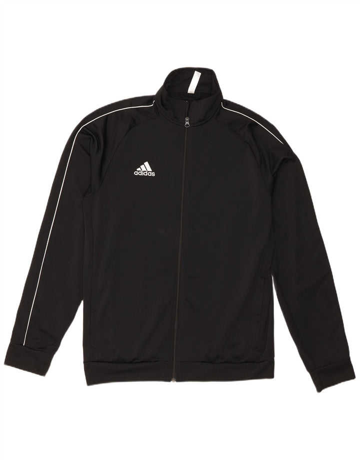 Ανδρική αθλητική φόρμα Adidas Top μπουφάν μεγάλο μαύρο πολυεστέρα